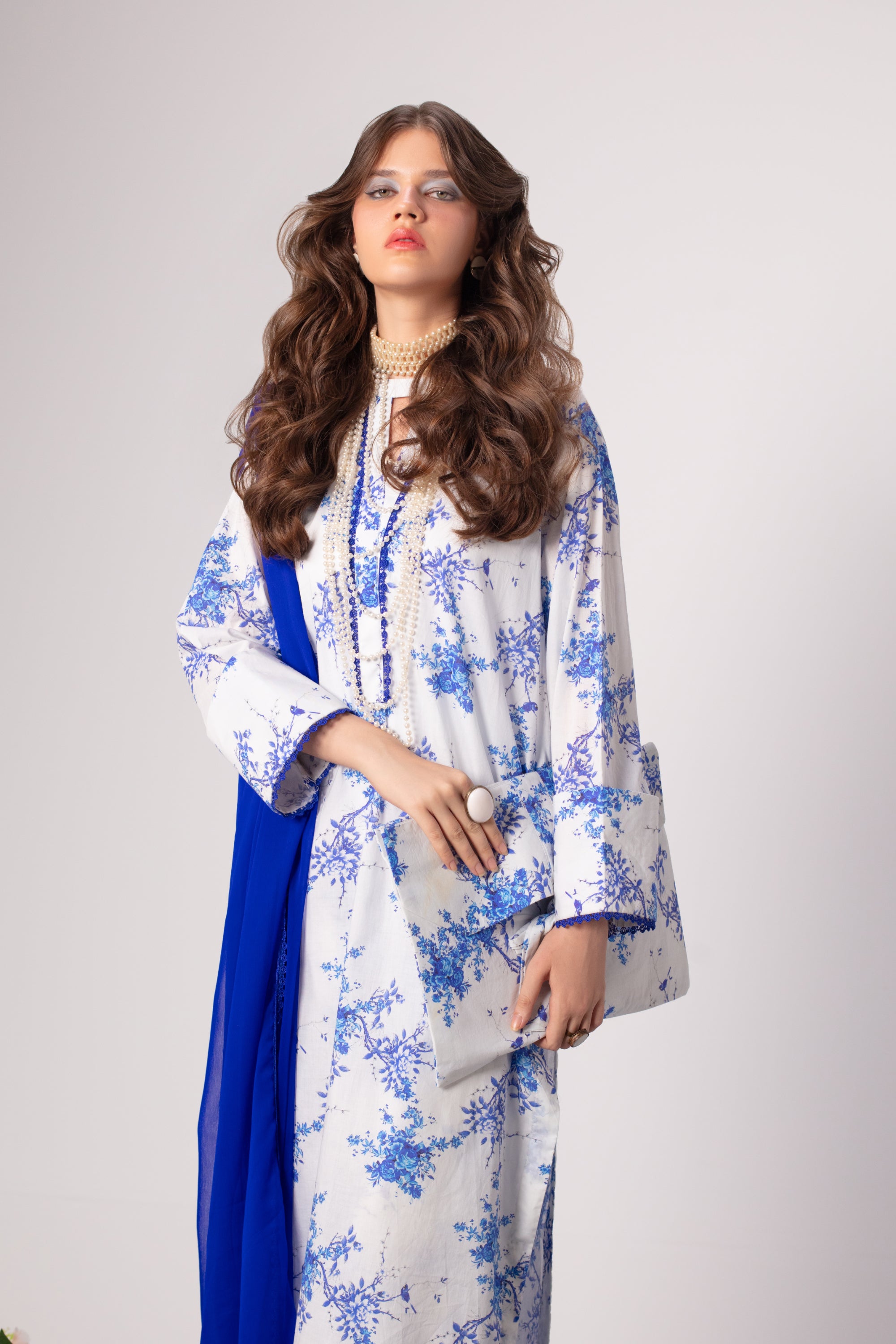 SKIYE - 3 Piece Co-Ord Set With Dupatta